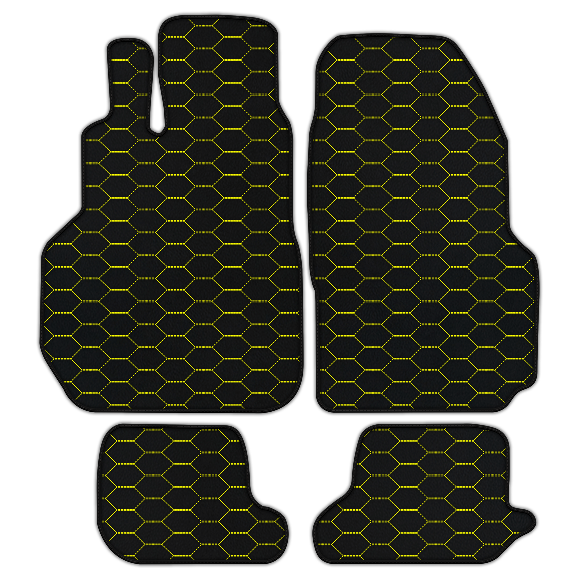 Customizable Leather Floor Mats for Audi TT MK2 Coupe 2006-2014