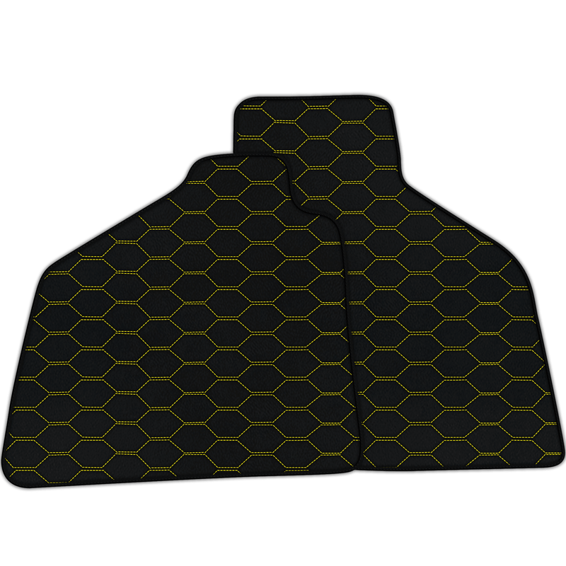 Customizable Leather Floor Mats with Divario Pattern for Lamborghini Diablo (1990-2001)