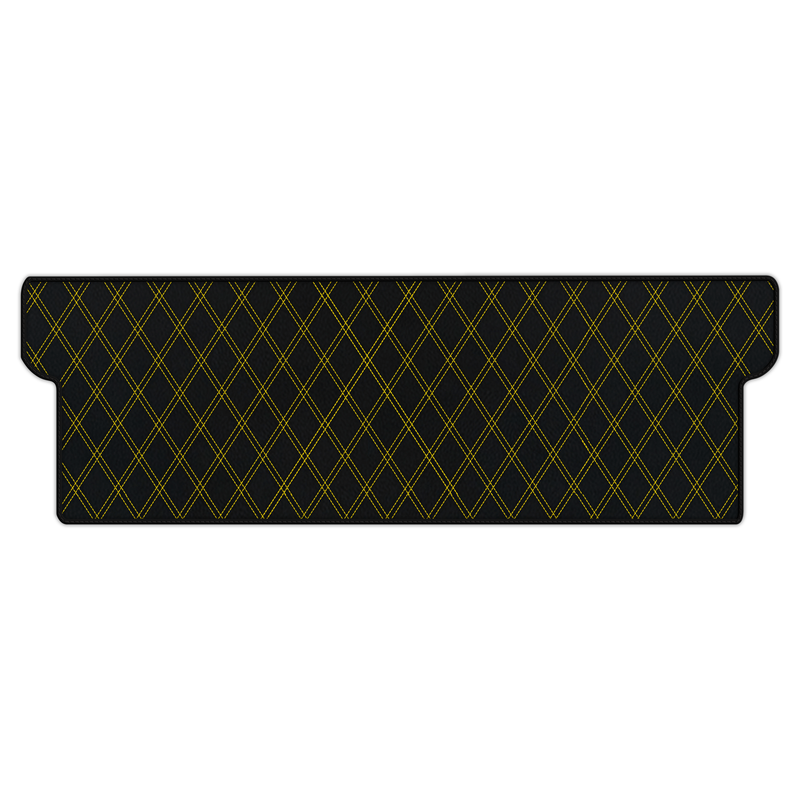 Customizable Leather Trunk Floor Mats with Double Diamond Pattern for Ferrari Dino GT4 (1973-1979)