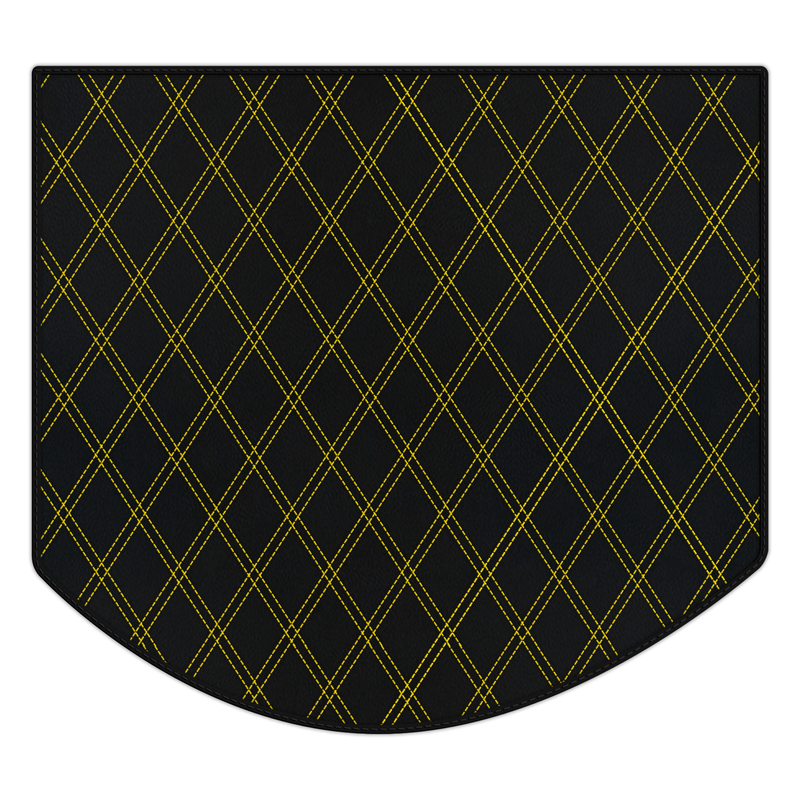 Anpassbare Kofferraummatten aus Leder mit Doppelrautenmuster für Ferrari Testarossa (1984–1996)