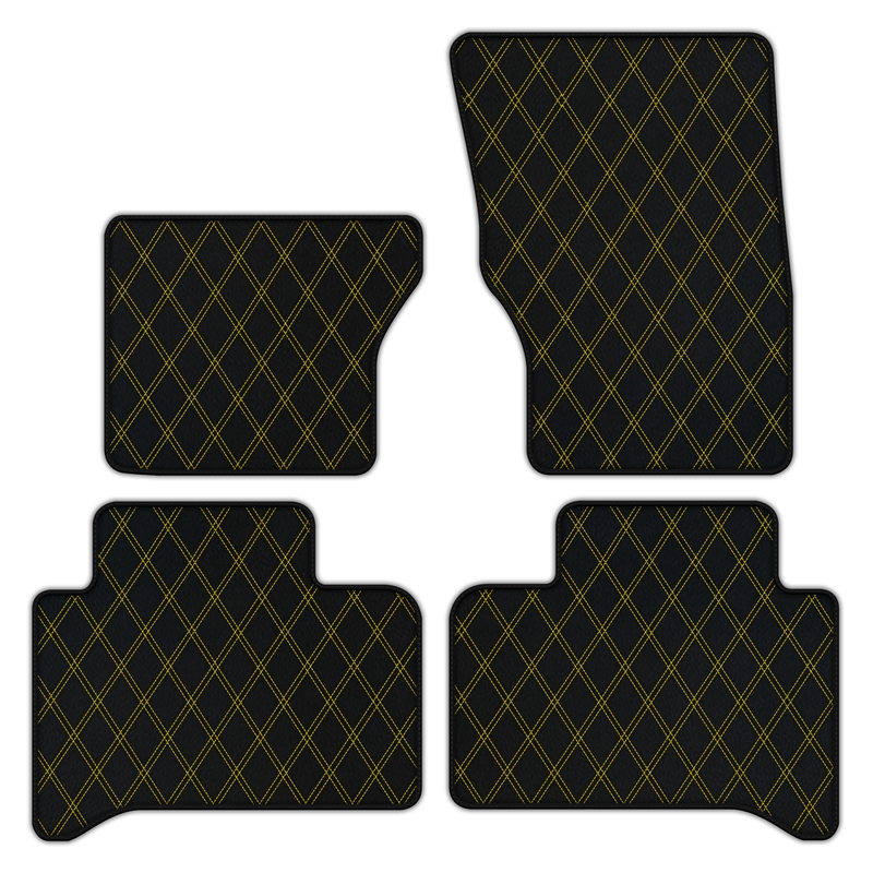 Customizable Leather Floor Mats with Double Diamond Pattern for Range Rover Sport (2013-2022)