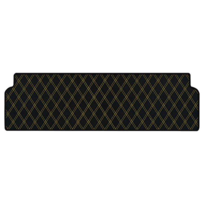 Customizable Leather Trunk Floor Mats with Double Diamond Pattern for Ferrari Mondial Coupe (1980-1993)