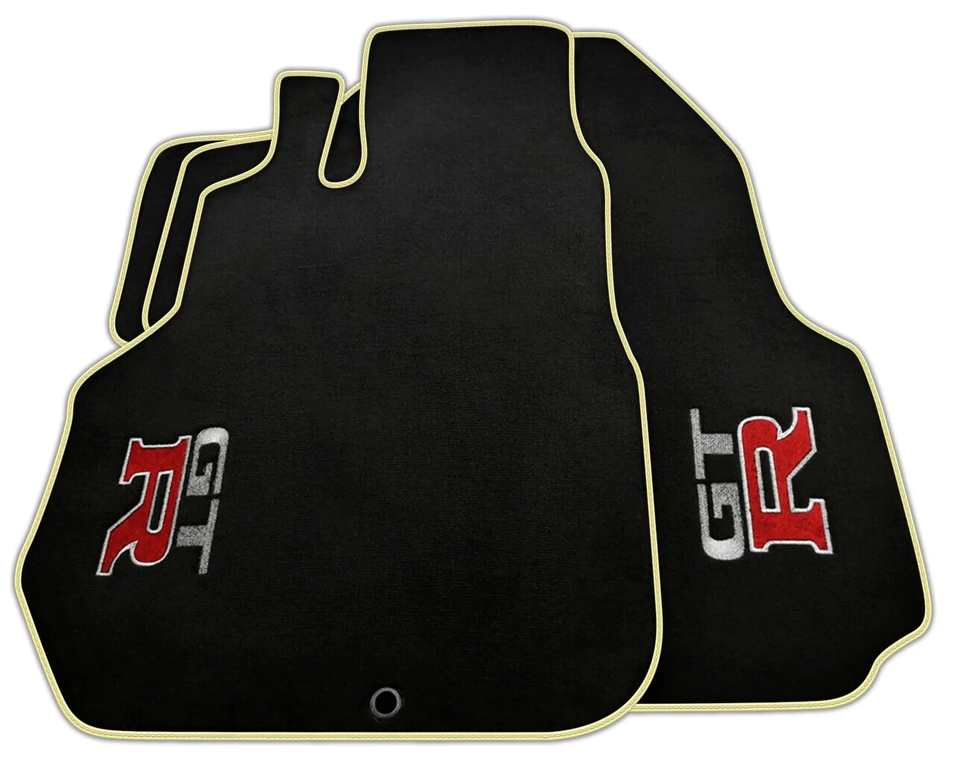 Floor Mats for Nissan GT-R Tailored Black Carpets Set With GTR Emblem | Various Trim Colors