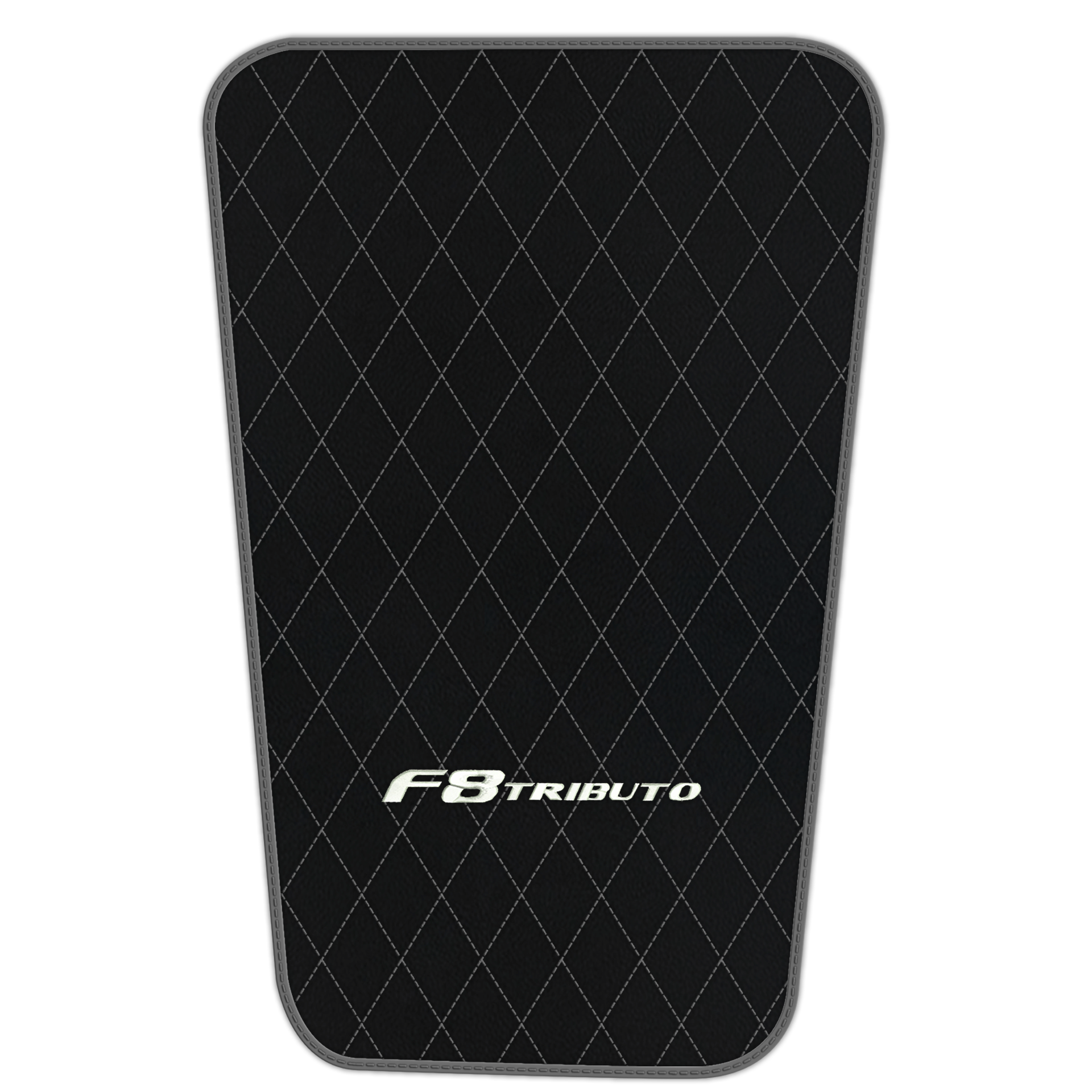 Premium Black Leather Floor Mats for Ferrari F8 Spider (2019-2023)