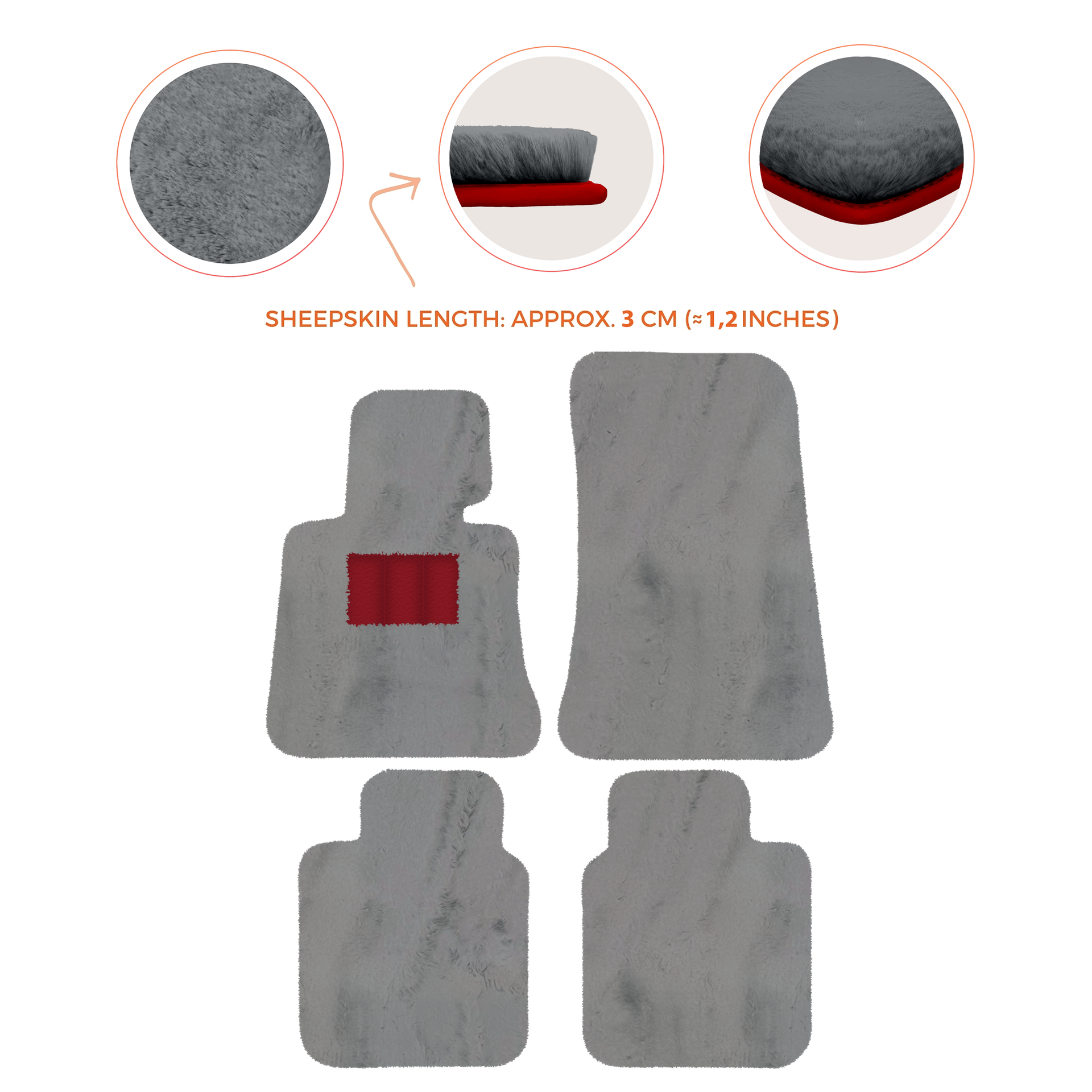 Luxury Sheepskin Floor Mats for Rolls-Royce Ghost Series I (2010-2014)