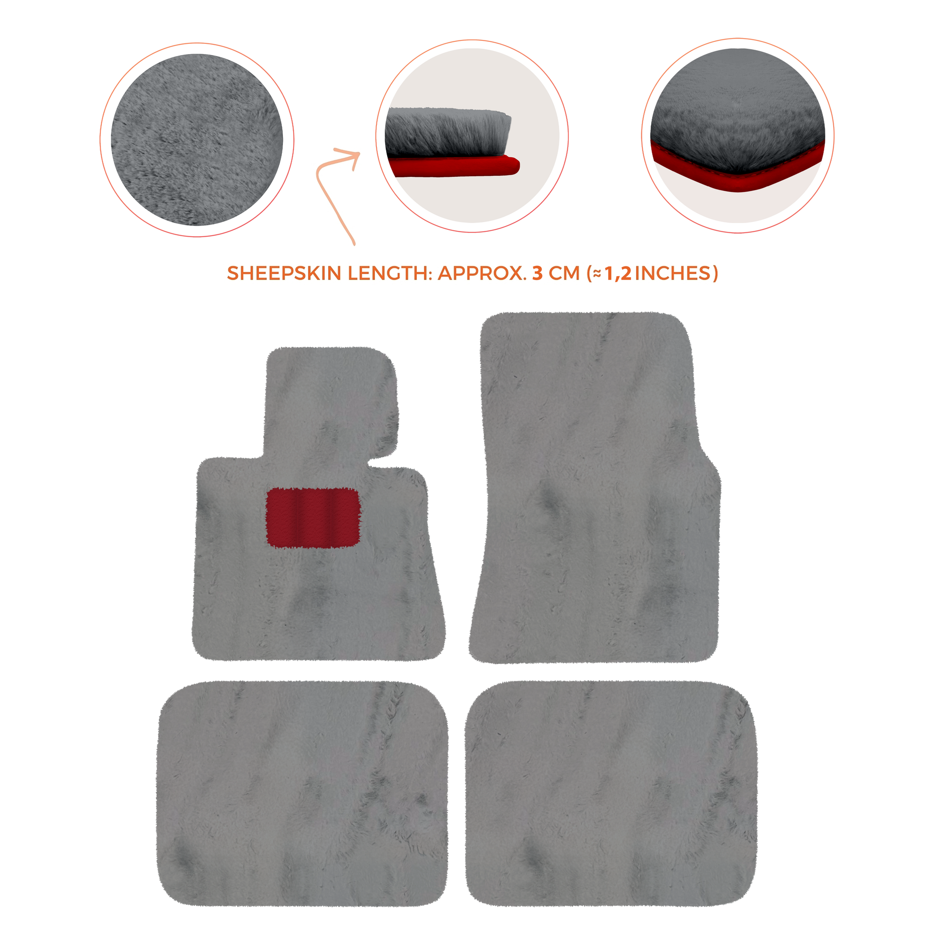 Luxury Sheepskin Floor Mats for Rolls-Royce Ghost Series I (2010-2014)