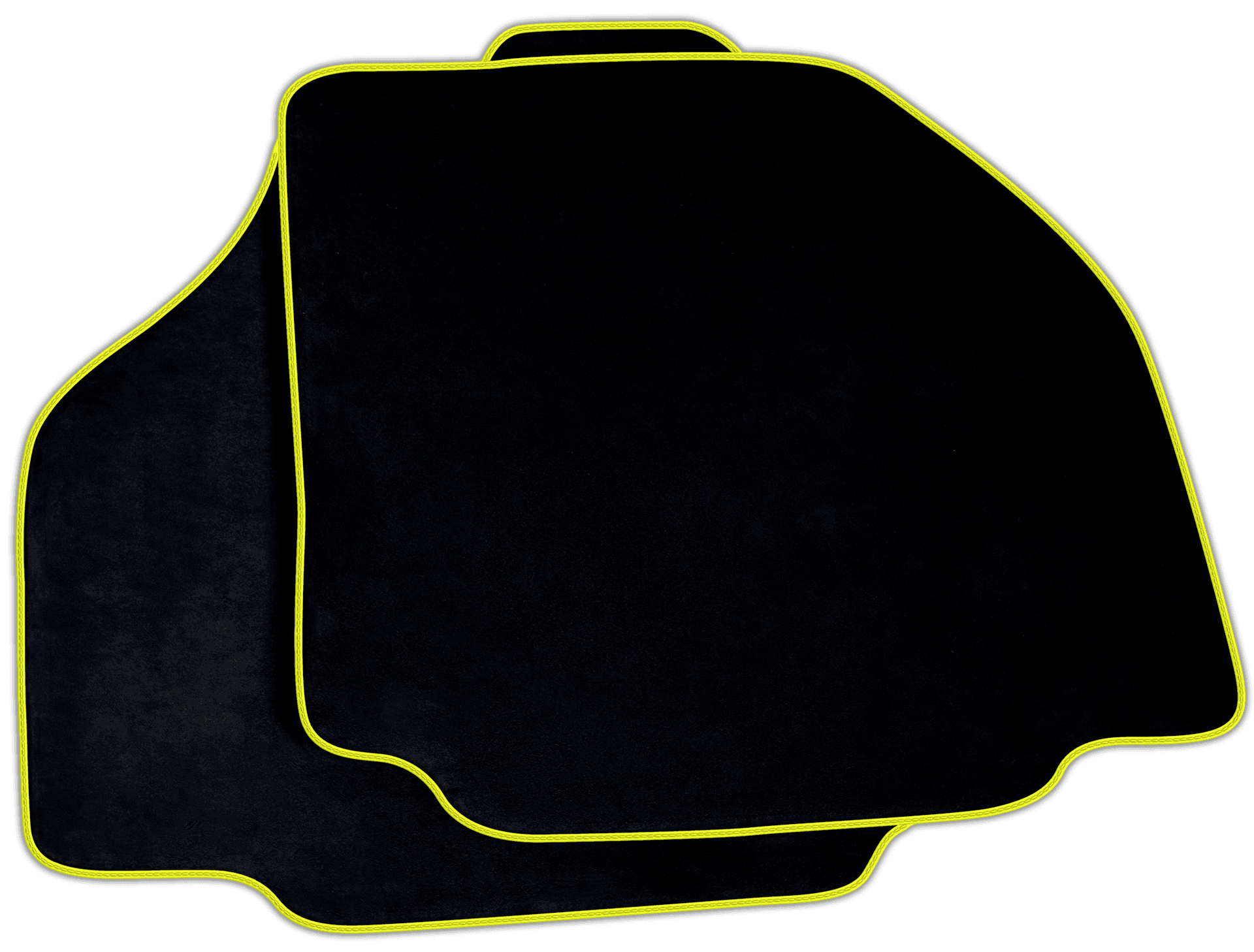 Black Alcantara Floor Mats for Ferrari 488 Pista Spider | Various Trim Colors