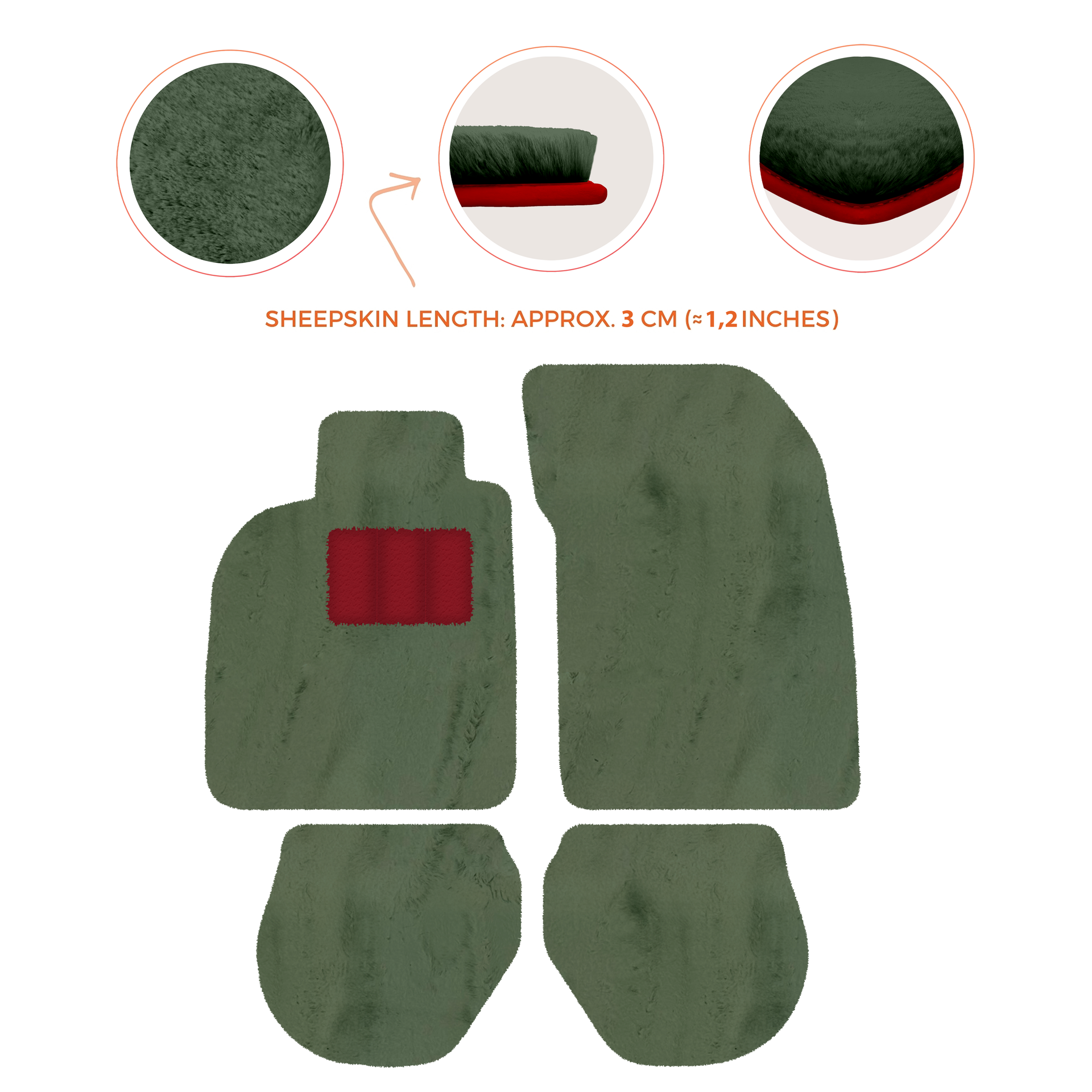 Tapis de voiture gris pour Porsche 911 - 993 (1994-1998) - AutoWin