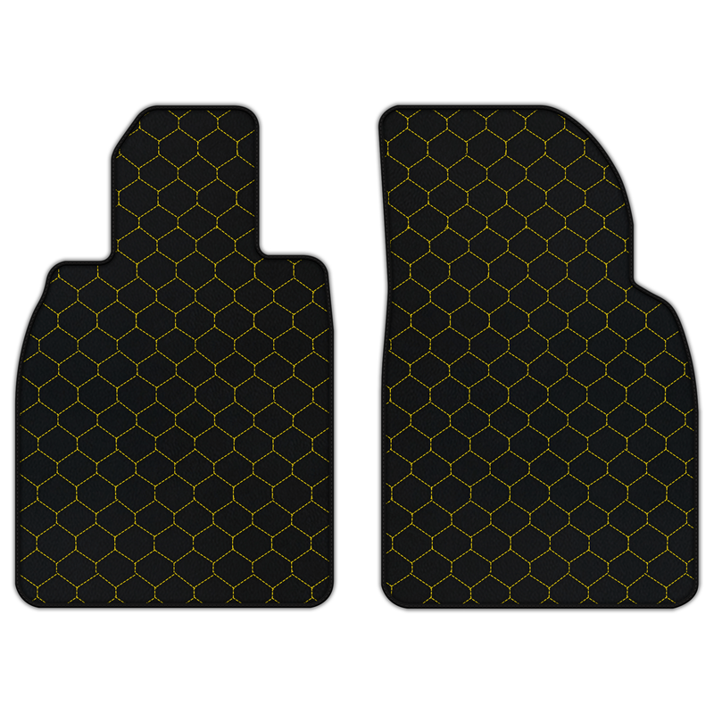 Customizable Leather Floor Mats with Hex Pattern for Porsche 911 GT3 (991) 2013–2019