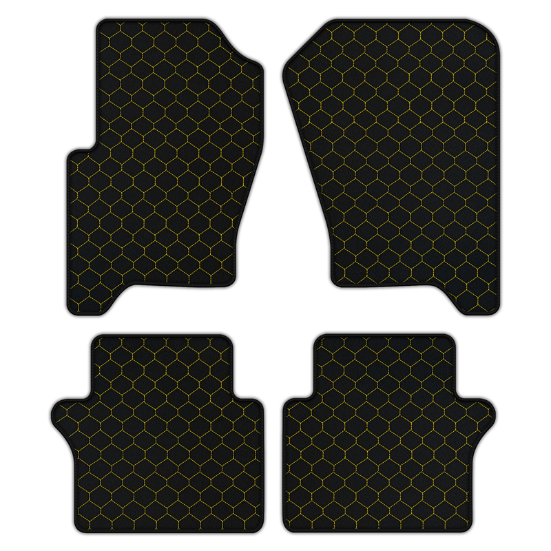 Customizable Leather Floor Mats with Hex Pattern for Range Rover Sport (2010-2013)