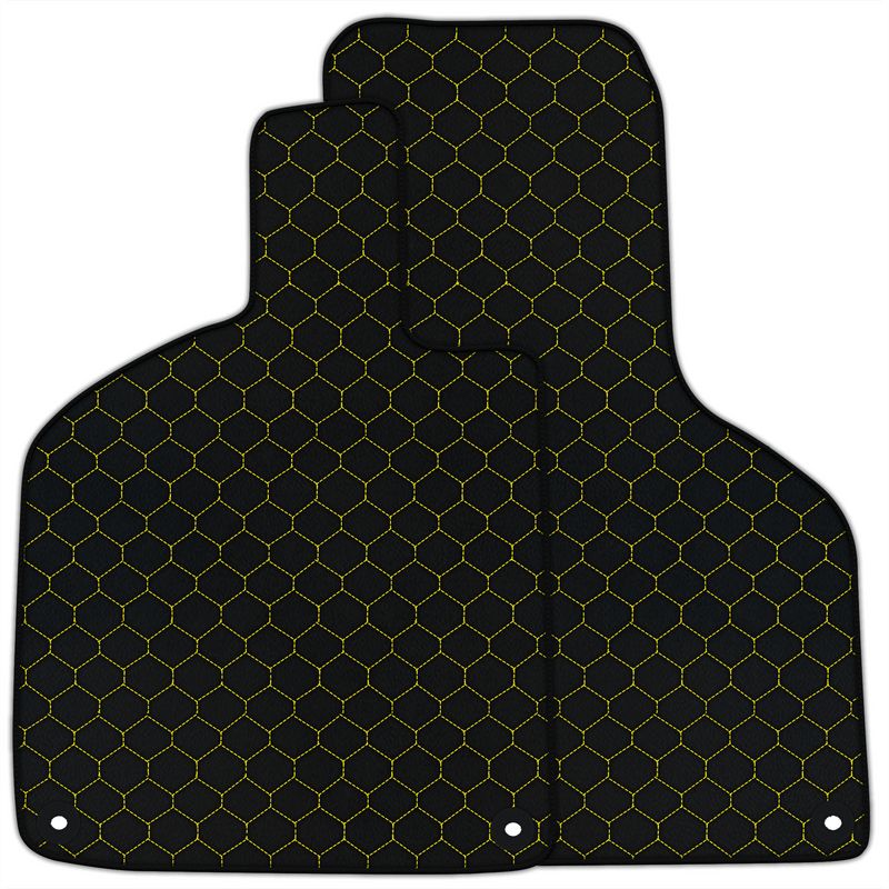 Tapis de voiture en cuir personnalisables avec motif