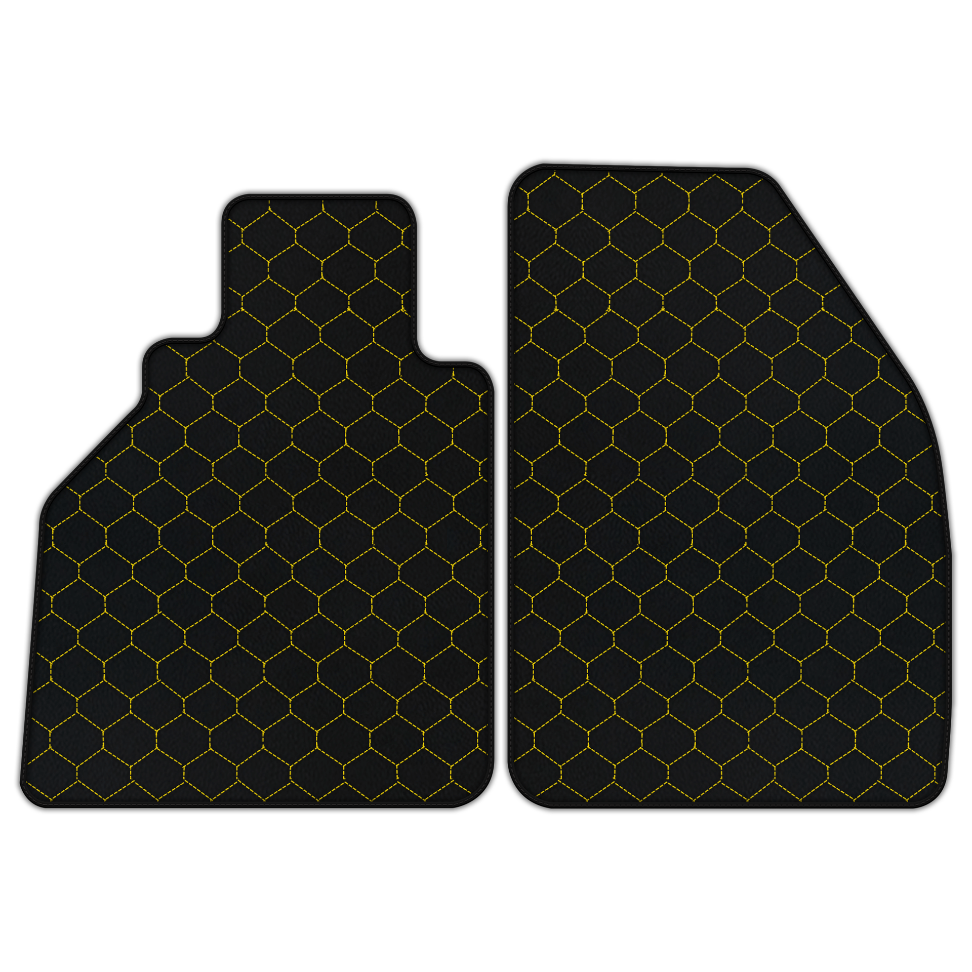 Leather Floor Mats for Porsche 986 Boxster | Double Diamond Design