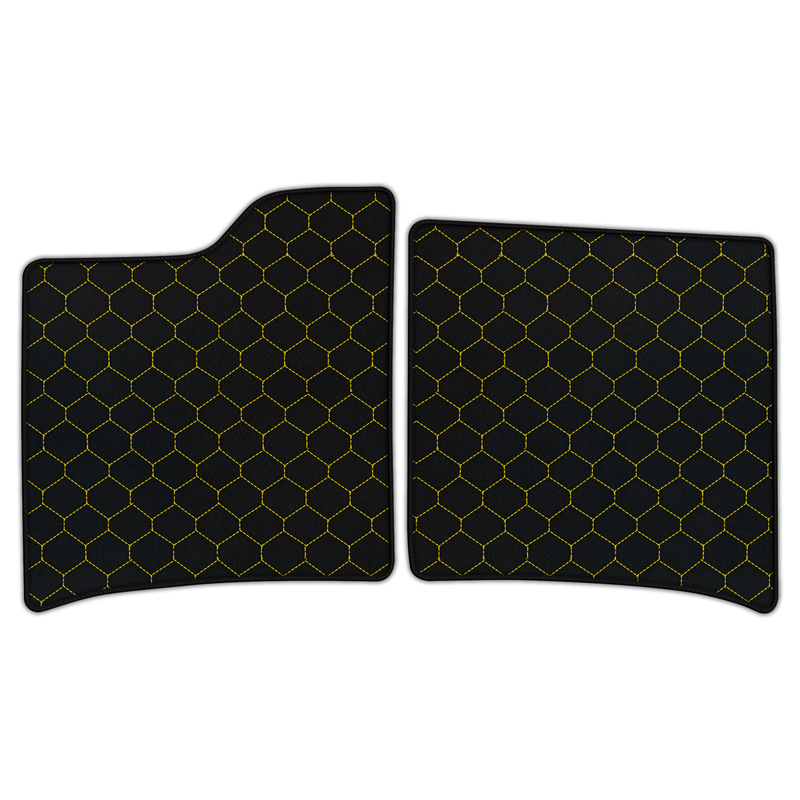 Customizable Leather Floor Mats with Hex Pattern for Ferrari 12Cilindri (2024-2026)