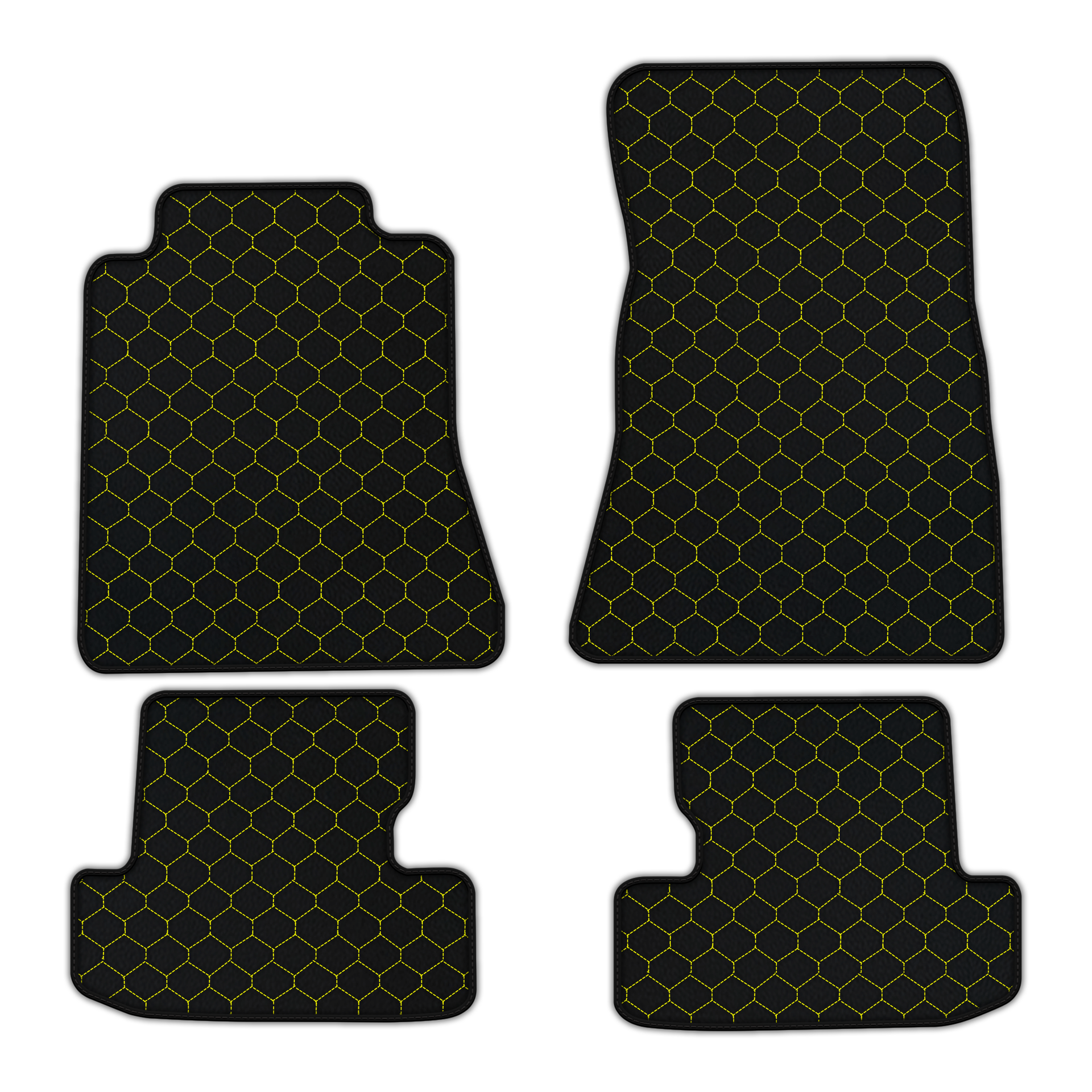 Customizable Leather Floor Mats for Ford Mustang VI (2015-2023)