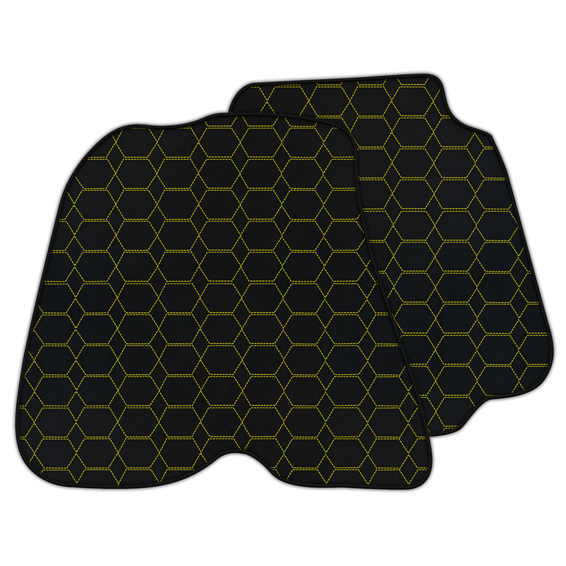 Tapis de voiture en cuir personnalisables avec motif hexagonal pour Ferrari 812 GTS (2018-2023)