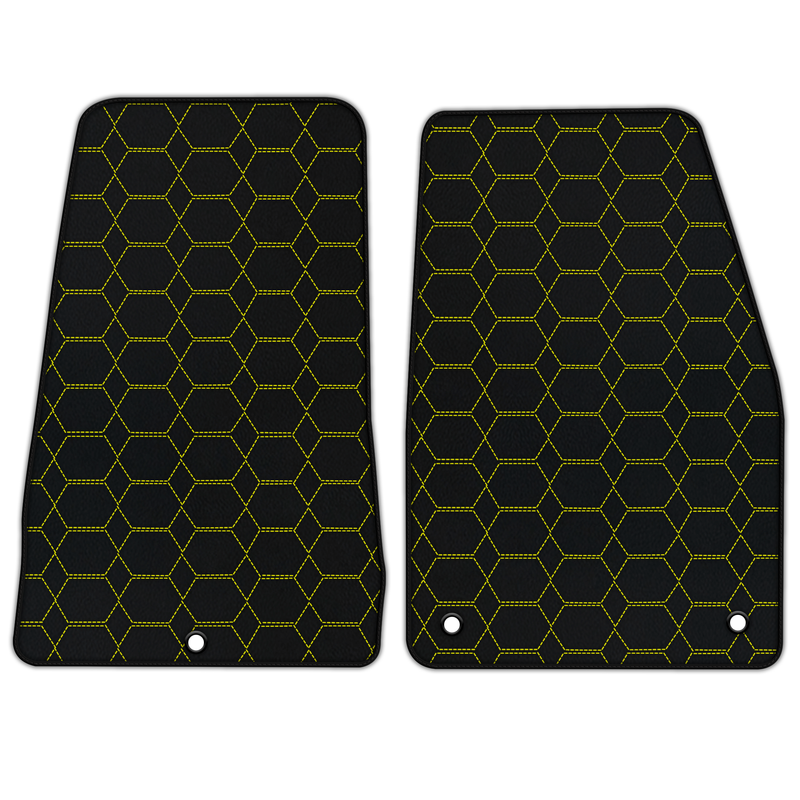 Customizable Hexagon Hex Pattern Floor Mats for Dodge Viper (2003-2006)