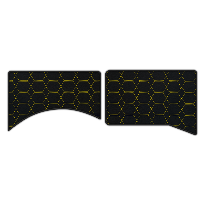 Customizable Leather Floor Mats with Hexagon Hex Pattern for Ferrari Daytona SP3 (2022–2025)