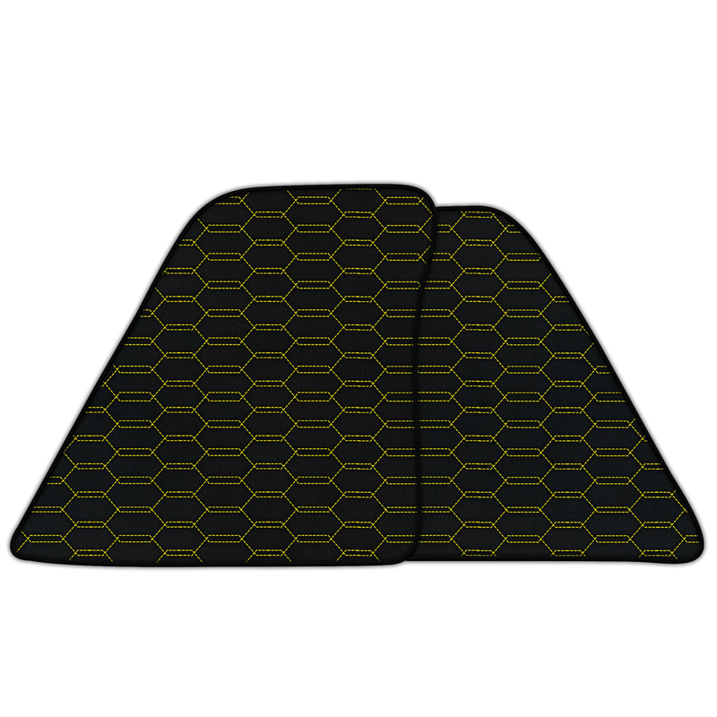 Tapis de voiture en cuir personnalisables avec motif