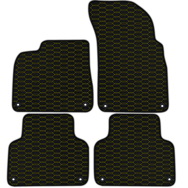 Tapis de voiture en cuir personnalisables avec motif
