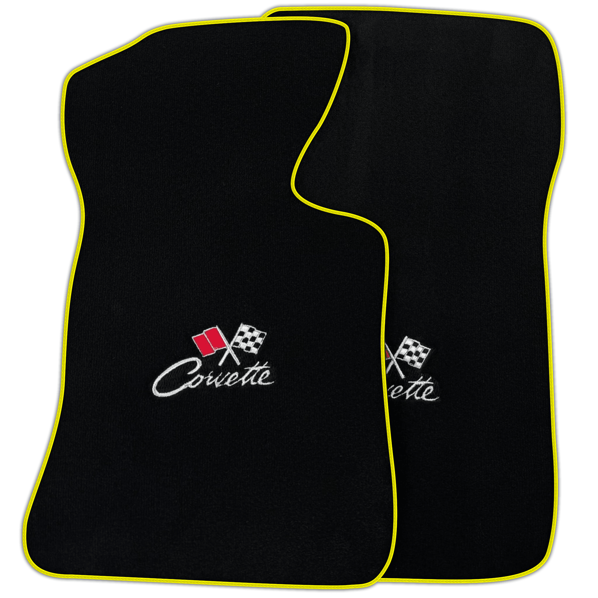 Black Floor Mats for Chevrolet Corvette C2 (1963-1967) | Various Trim Colors
