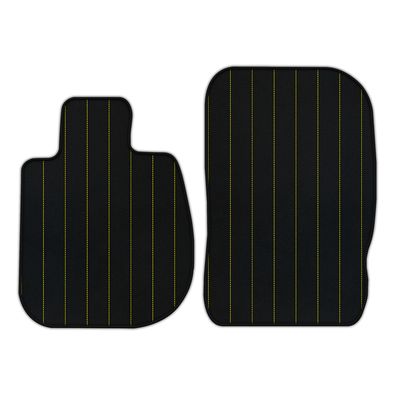 Customizable Leather Floor Mats with Line Pattern for BMW Z4 Series E85 Convertible (2003-2008)