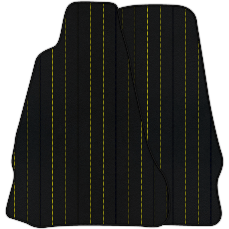 Tapis de voiture en cuir personnalisables avec motif de lignes pour Aston Martin V8 Vantage (2005–2023)
