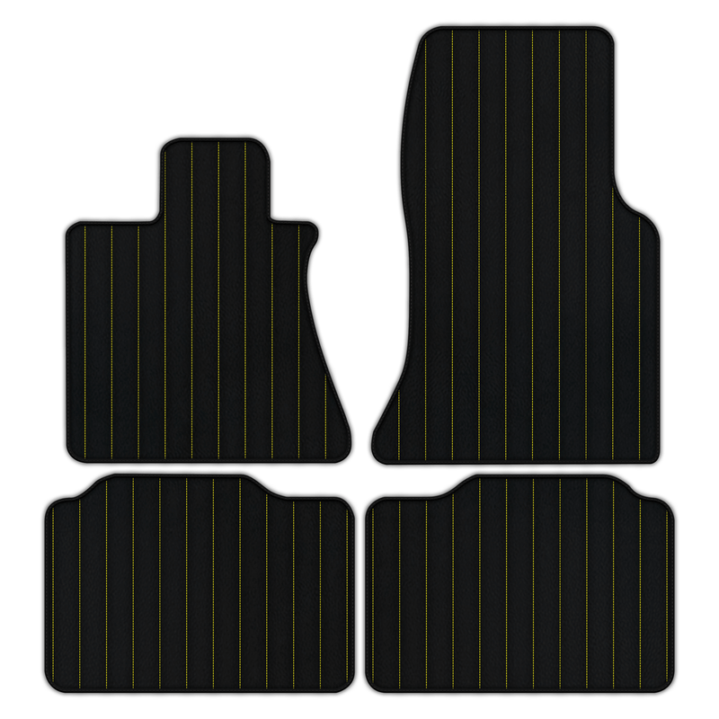 Tapis de voiture en cuir personnalisables avec motif linéaire pour Rolls Royce Phantom VIII (2017-2024)
