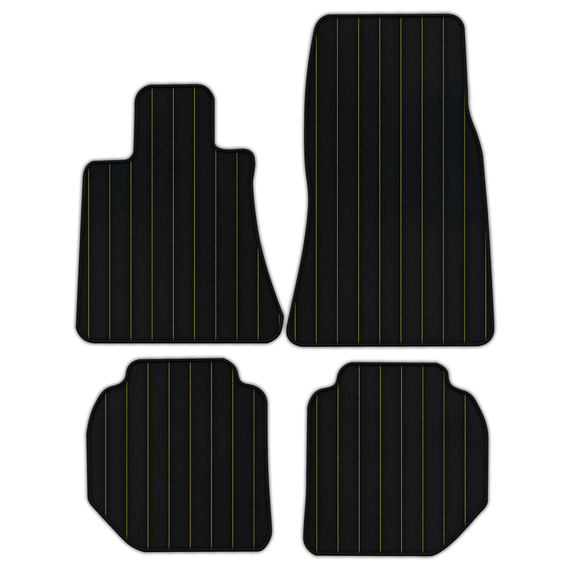 Tapis de voiture en cuir personnalisables avec motif linéaire pour Rolls Royce Ghost Série II (2021–2024)