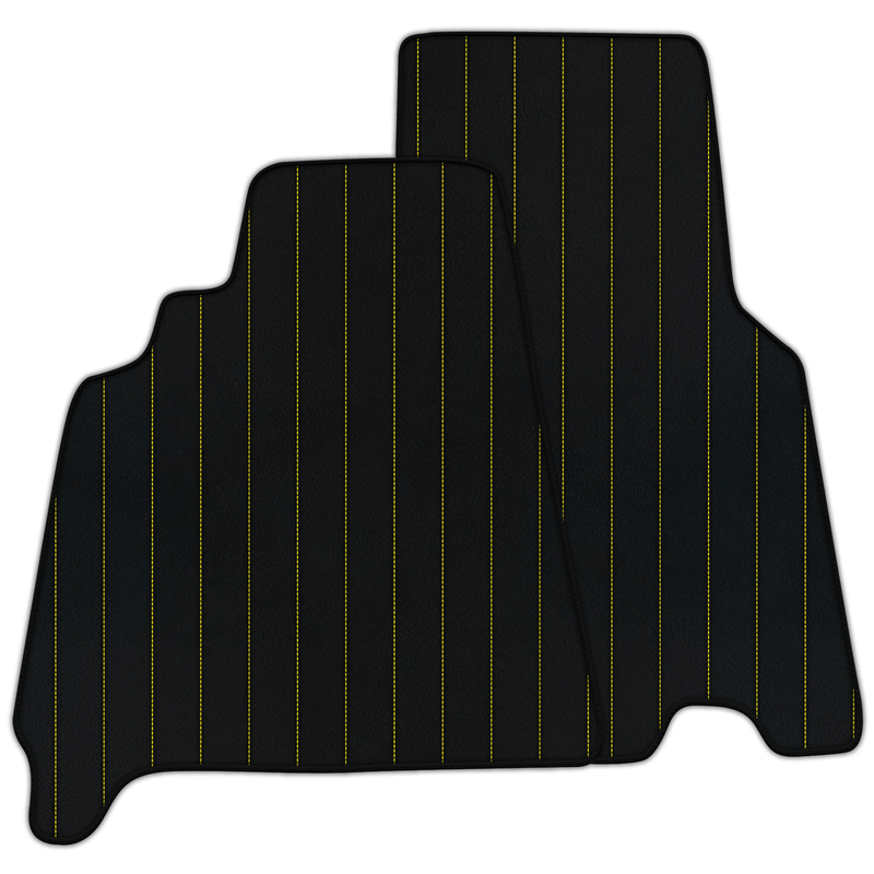 Tapis de voiture en cuir personnalisables avec motif Line