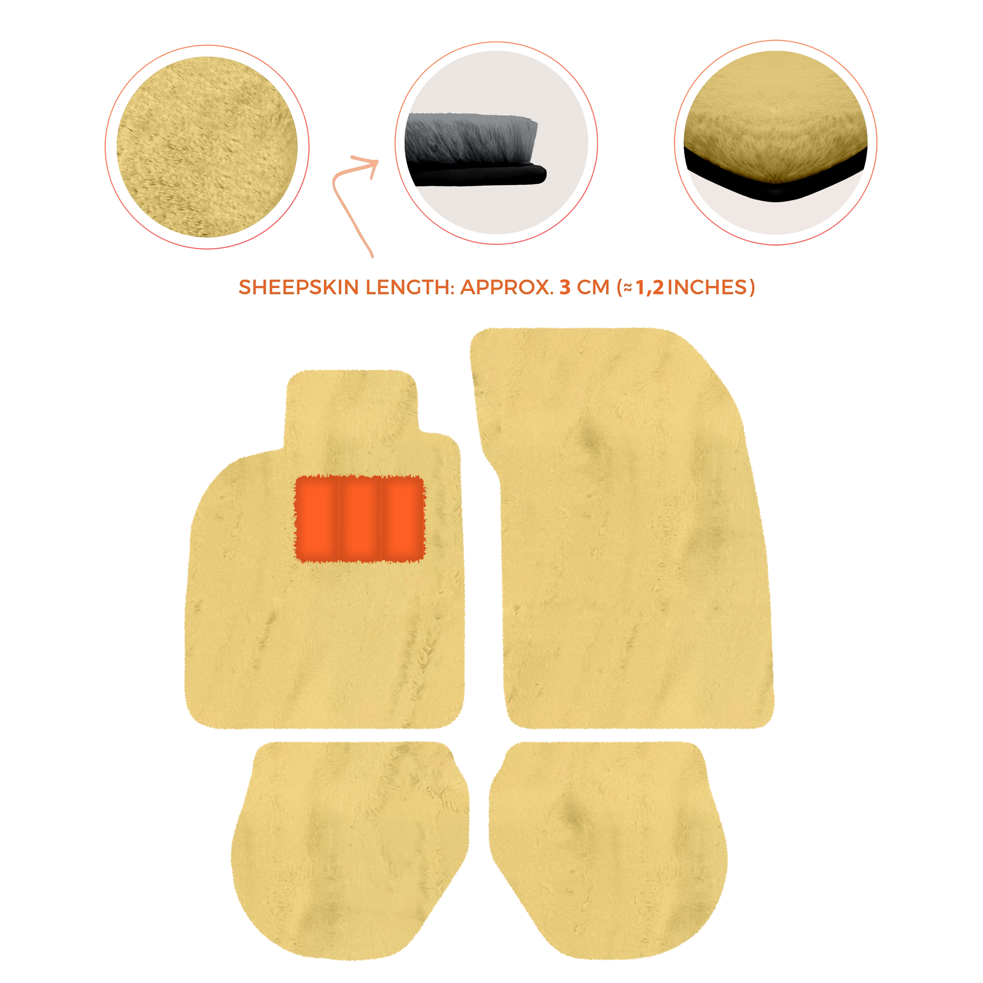 Tapis de voiture gris pour Porsche 911 - 993 (1994-1998) - AutoWin