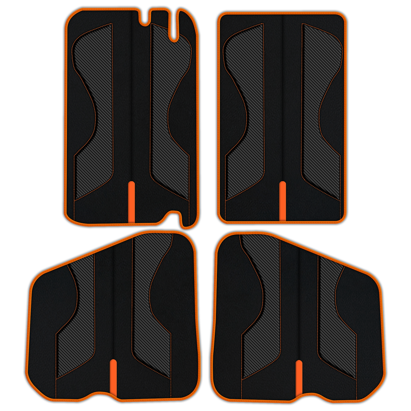 Customizable Leather Floor Mats with AW35 Pattern for Rolls Royce Shadow (1965-1977)