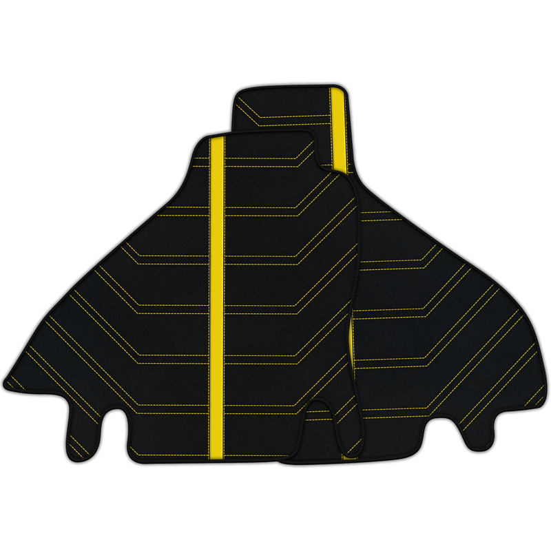 Customizable Leather Floor Mats A1 Edition for Ferrari Testarossa (1984–1996)