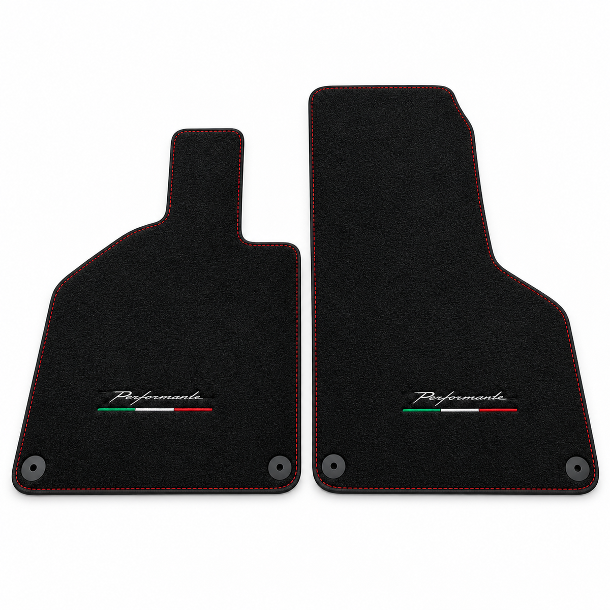Alfombrillas de cuero personalizables con patrón de diamante doble para Lamborghini Huracan Perfomante (2017-2019)