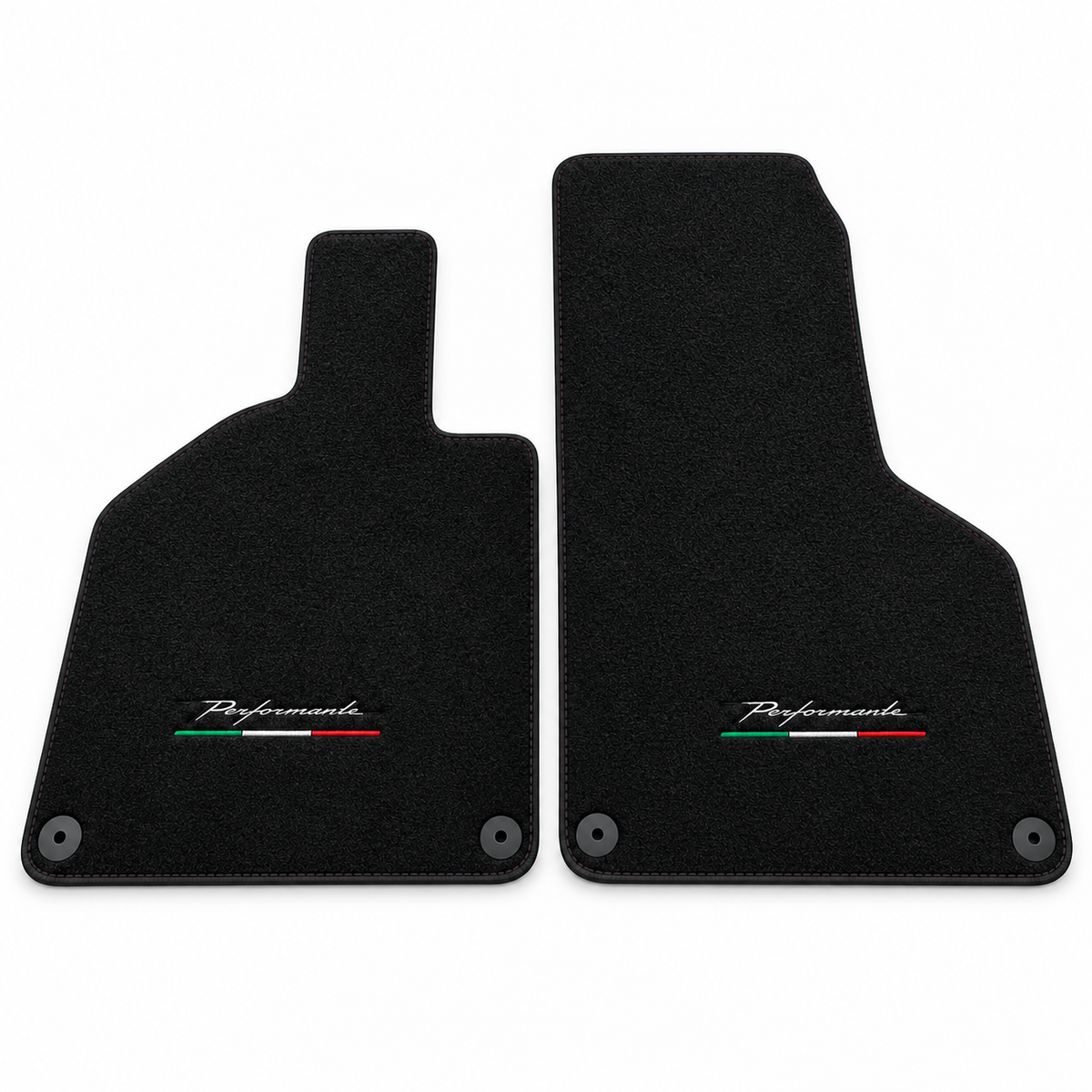 Alfombrillas de cuero personalizables con patrón de diamante doble para Lamborghini Huracan Perfomante (2017-2019)