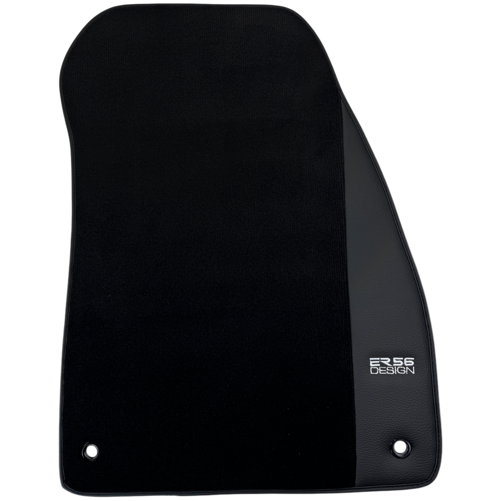 ER56 Design Black Floor Mats for Lincoln Continental (1959-2002) Sedan with Leather