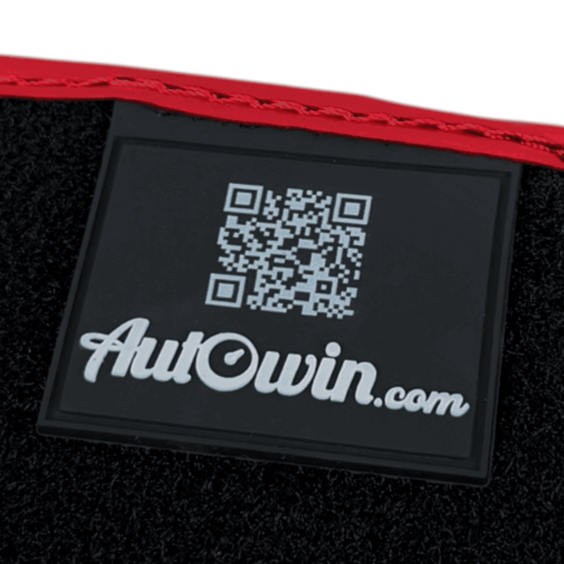 Black Alcantara Floor Mats for Ferrari 488 GTB (2016-2022) with Red Alcantara Accents