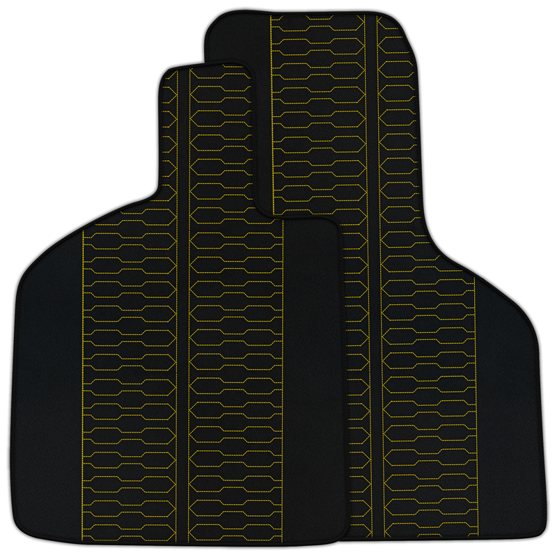 Customizable Leather Floor Mats with ER56 Pattern for Lamborghini Huracan Performante (2017-2019)