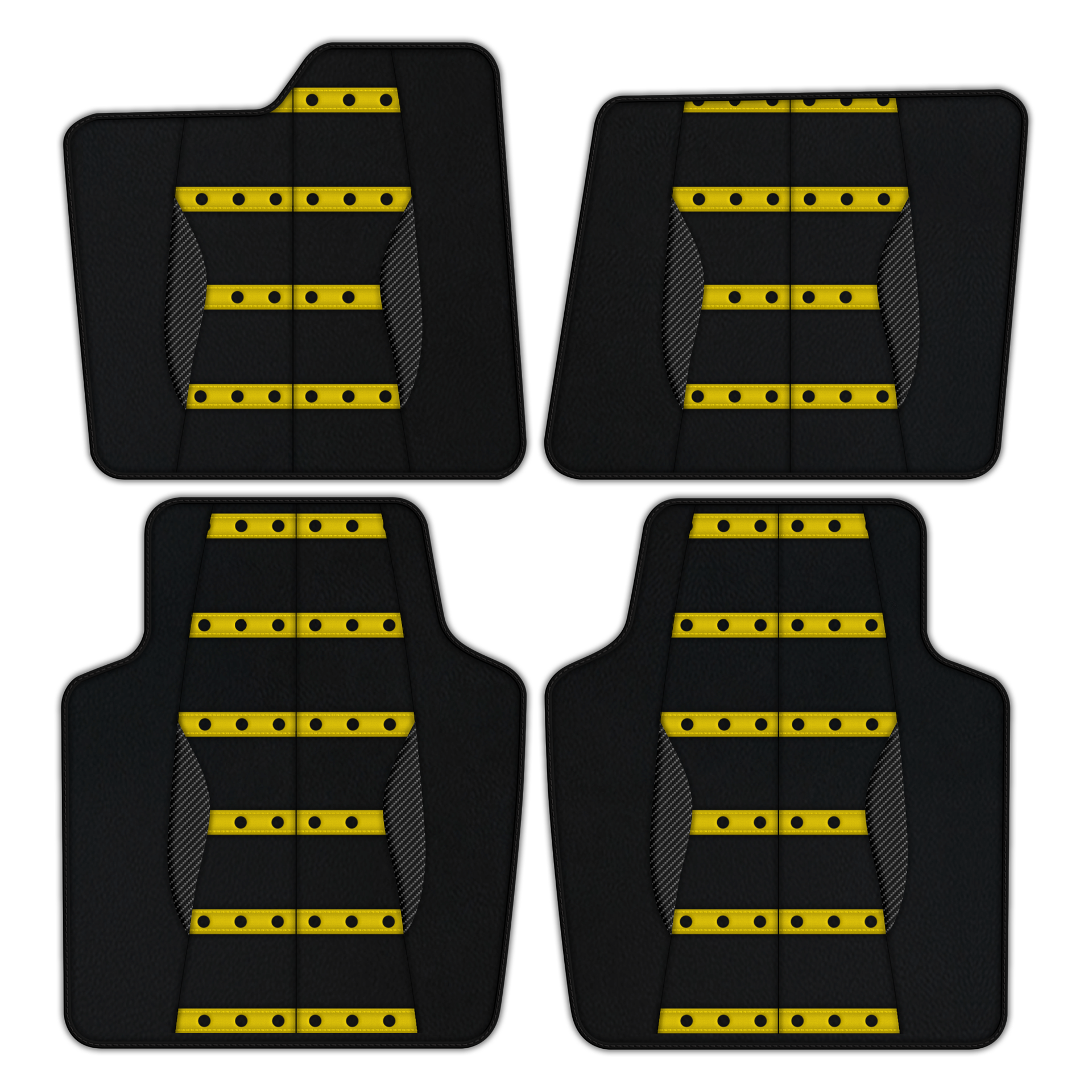 Customizable Leather Floor Mats for Ferrari 296 GTS - AW23 Pattern