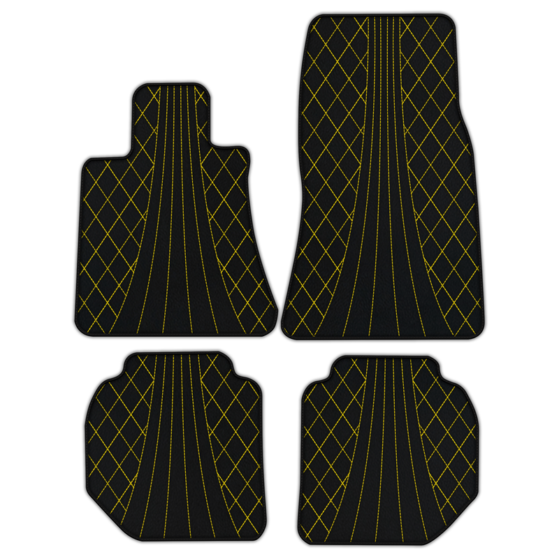 Customizable Leather Floor Mats with AW14 Pattern for Rolls Royce Ghost Series II (2021–2024)