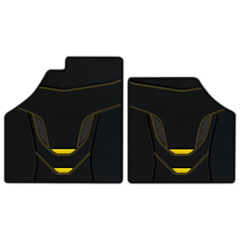 Customizable Leather Floor Mats with AW46 Pattern for Ferrari Enzo (2002-2004)