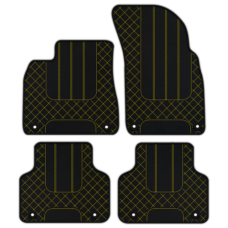 Customizable Leather Floor Mats with AW1 Pattern for Bentley Flying Spur (2013-2019)