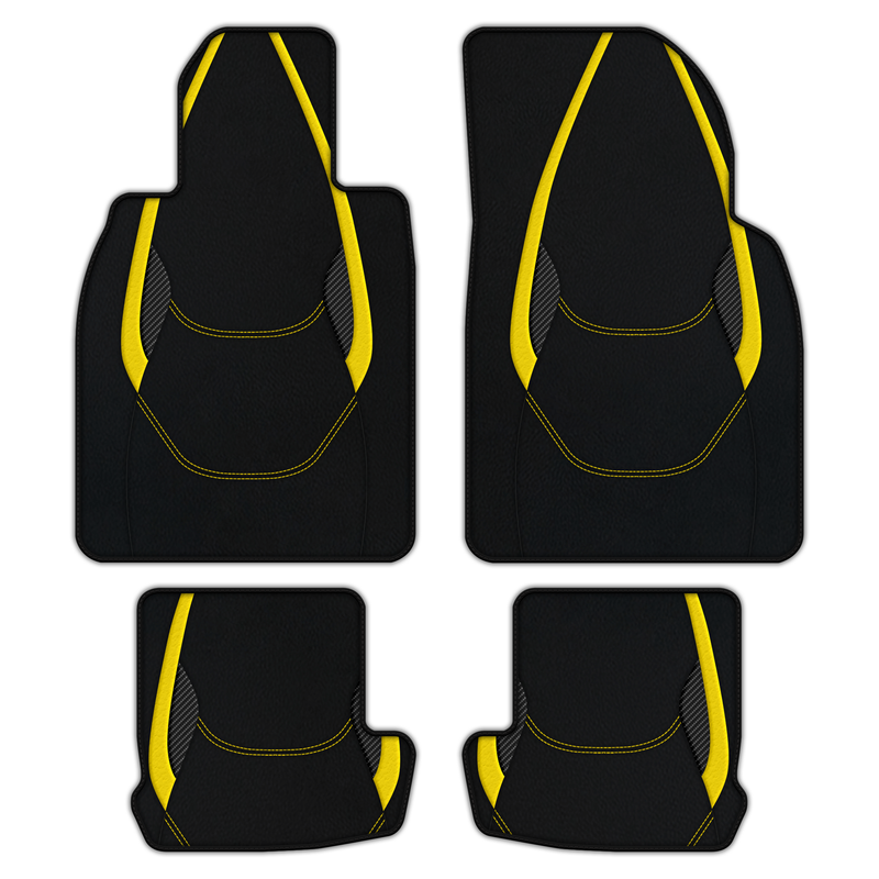 Customizable Leather Floor Mats with AW23 Pattern for Porsche 911 - 991 (2012-2019)