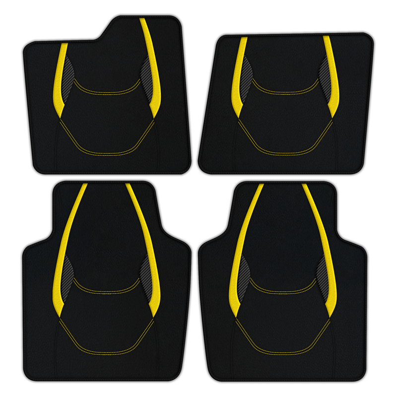 Customizable Leather Floor Mats with AW23 Pattern for Ferrari Purosangue (2023-2024)