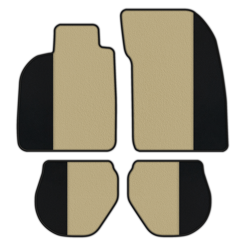 Customizable Floor Mats From Carpet With Leather for Porsche 911 - 993 (1994-1998)