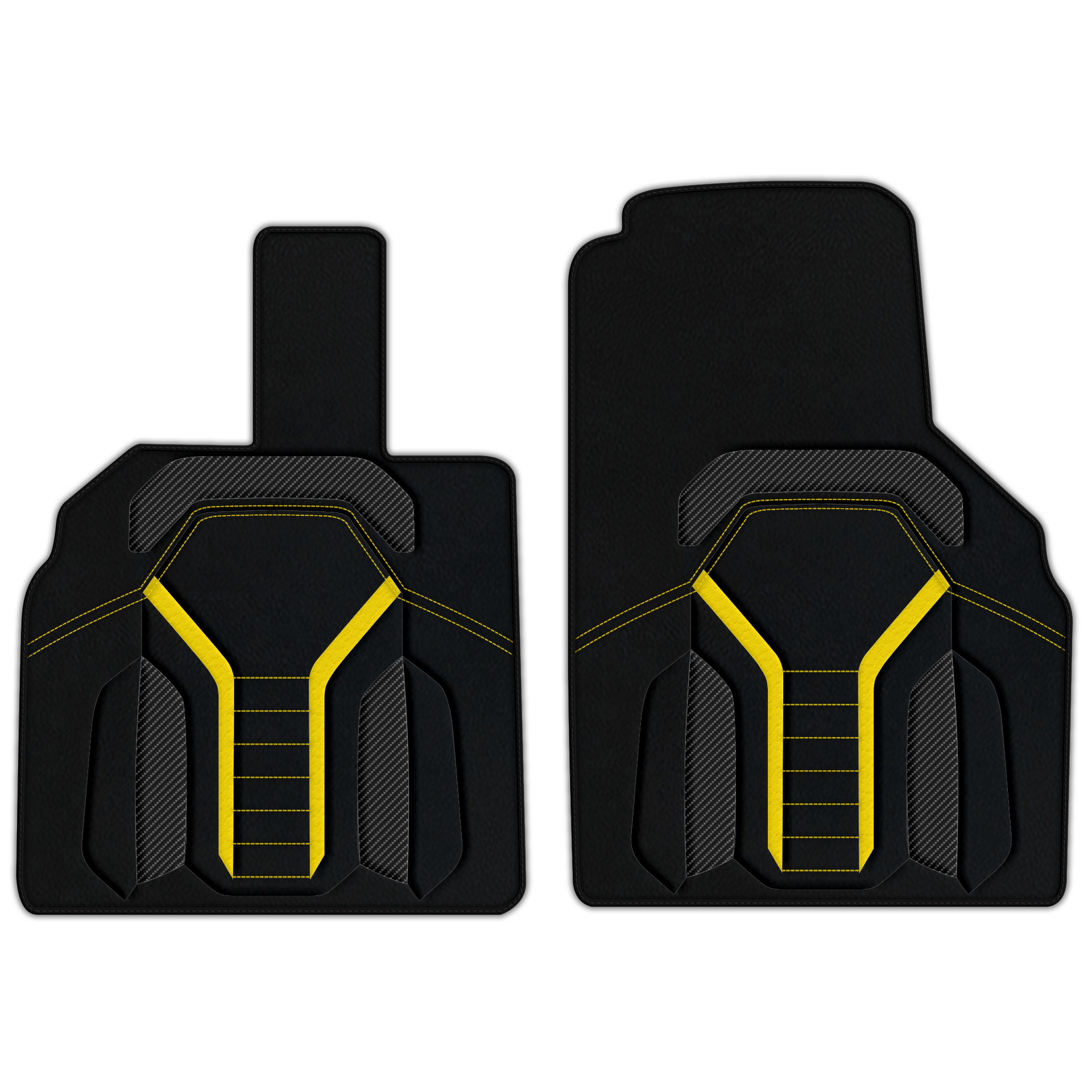 Customizable Leather Floor Mats for Lamborghini Aventador 2012-2022