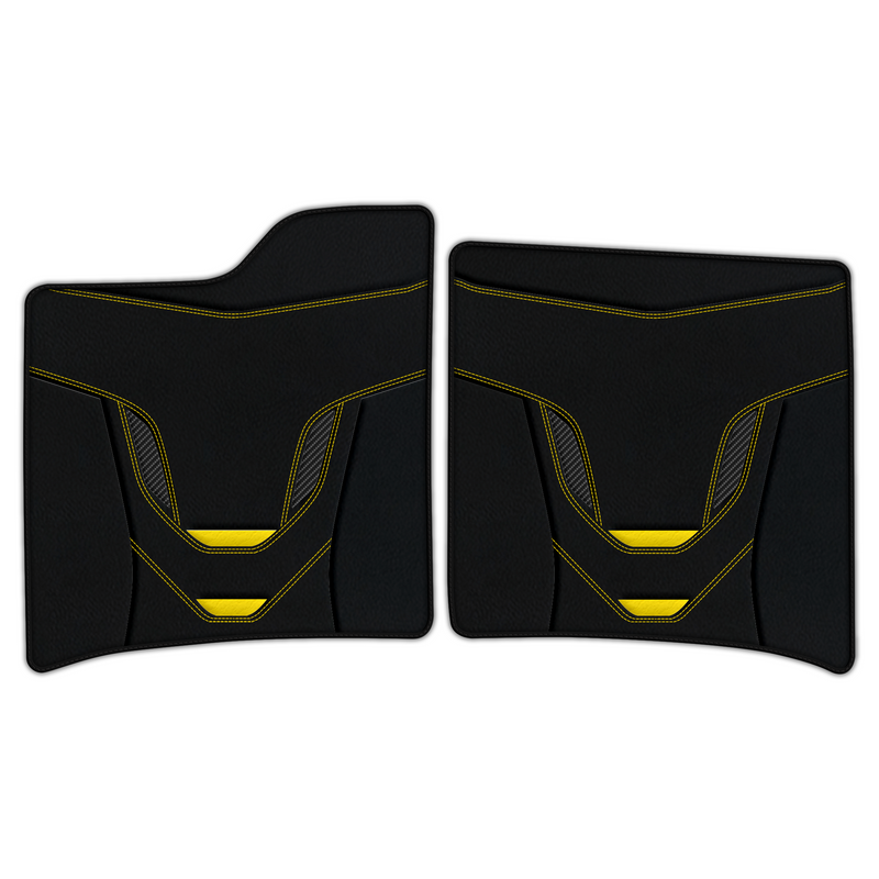 Customizable Leather Floor Mats with AW46 Pattern for Ferrari 12Cilindri (2024-2026)