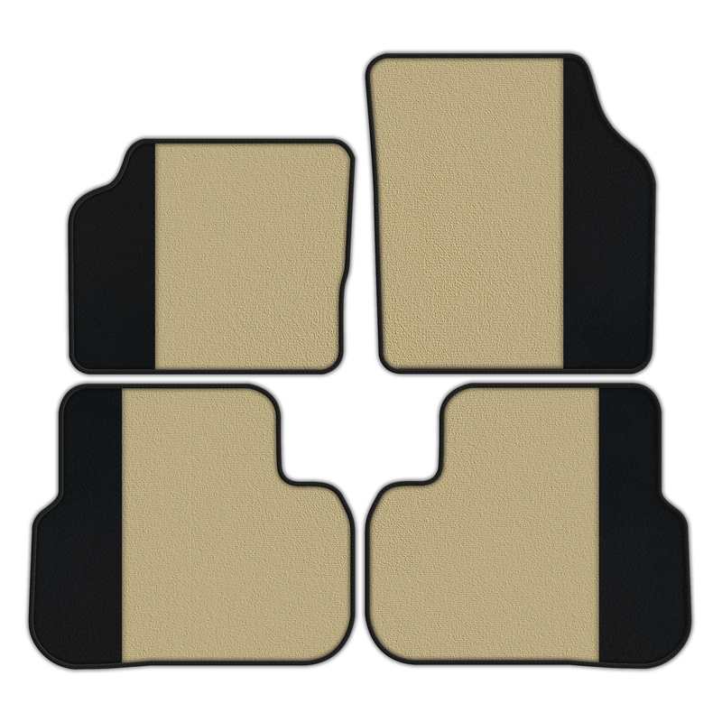 Anpassbare Fußmatten aus Teppich mit Leder für Land Rover Discovery Sport (2015-2019)