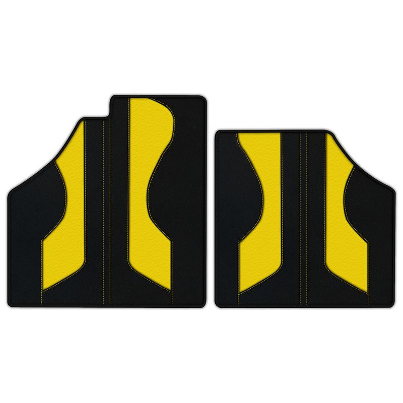 Customizable Leather Floor Mats with Pattern ER56 V2 Edition for Ferrari Enzo (2002-2004)