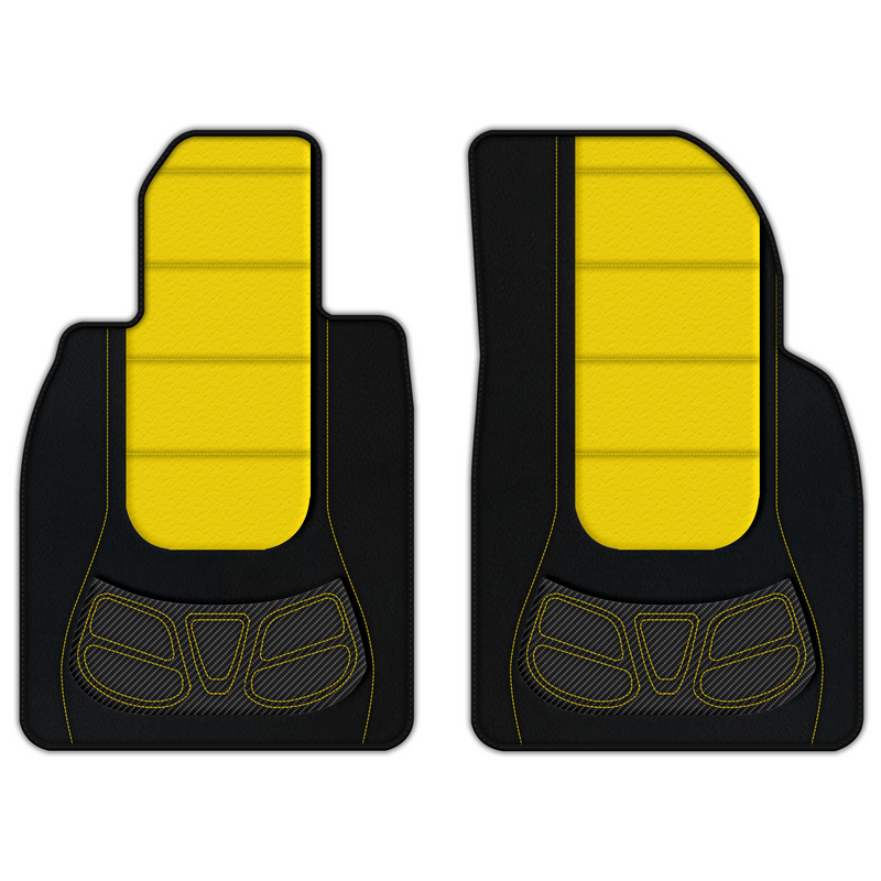 Customizable Leather Floor Mats with AW42 Pattern for Porsche 911 GT3 RS (996) 2003–2004