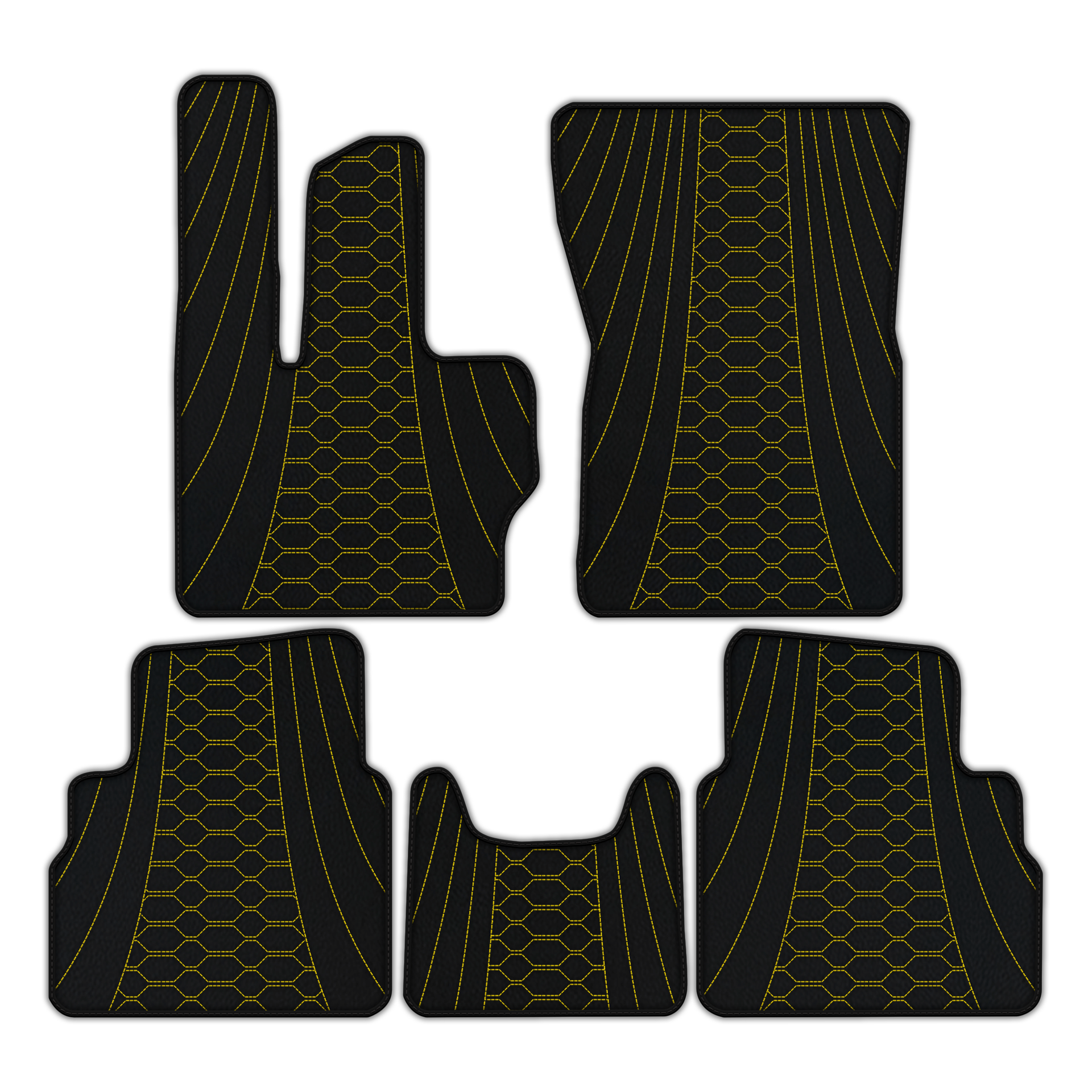 Customizable Leather Floor Mats for Mercedes G-Class W463 (2018-2023)